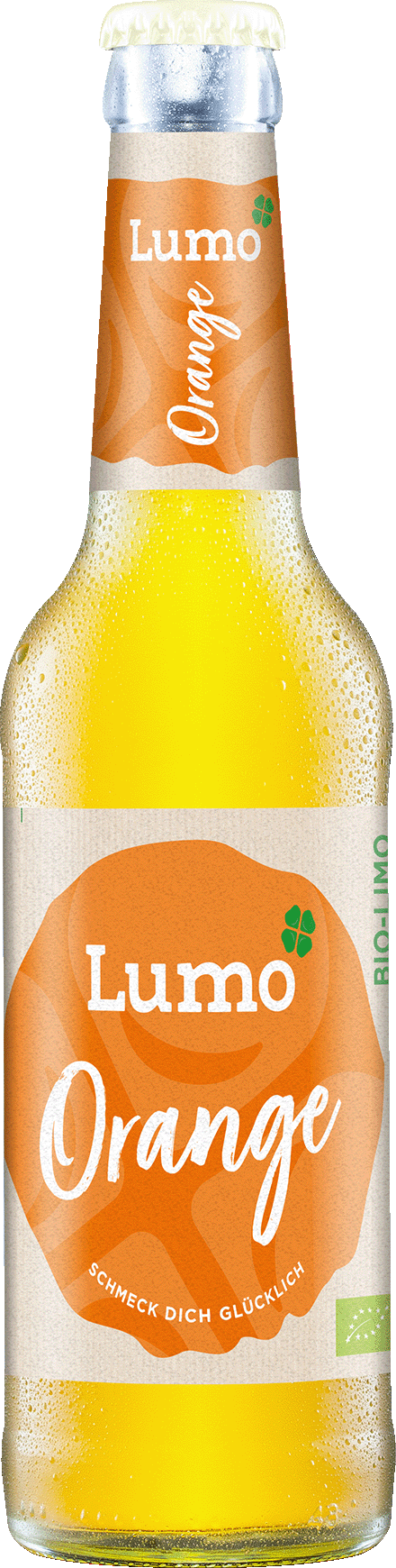 Lumo Bio Limo Flasche Orange